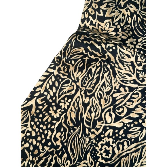 Vintage Jessica Howard Petite Black & Tan Abstract Pattern Fit & Flare Dress - Picture 3 of 11